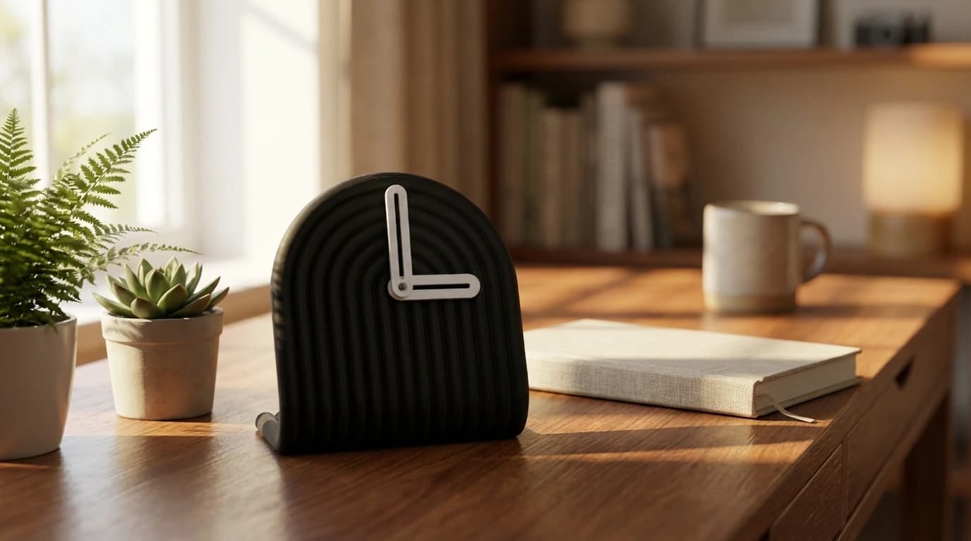 Modern Desktop Clock – Modular Clock Kit