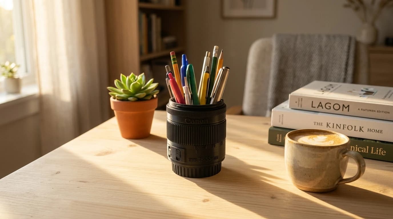 Canon Lens Kalem ve Aksesuar Kabı